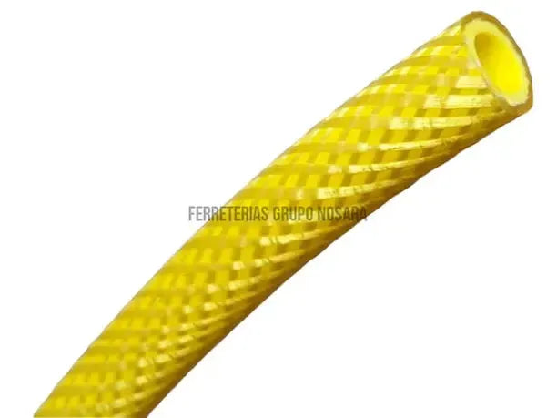 Manguera para gas reforzada 3/8" amarilla X Metro-
