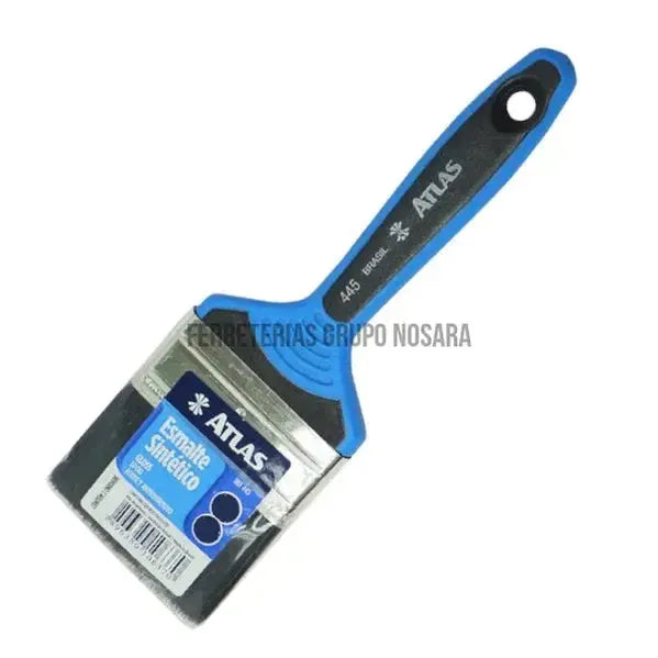 Brocha azul 445 cerda negra 1-1/2" Atlas-