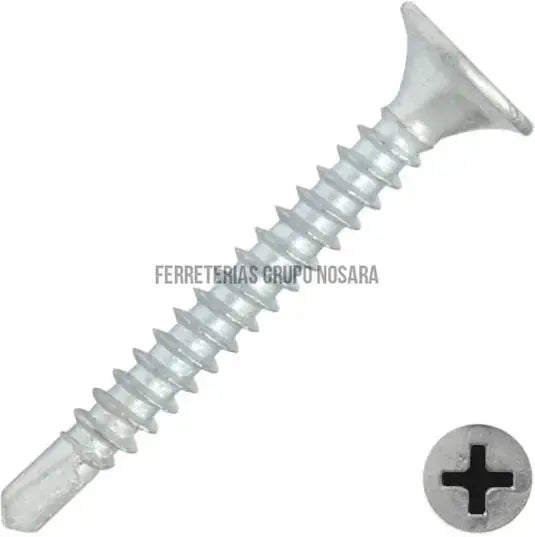 TORNILLO GYPSUM GALV P.BROCA #6 X 2-