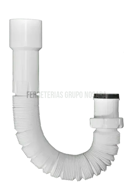 SIFON FLEXIBLE F1 48MM 1-1/2 BLANCO DURM-