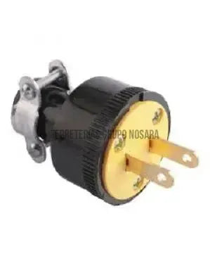 Enchufe de hule con abrazadera 2 pines para extension / 1723 HP01-