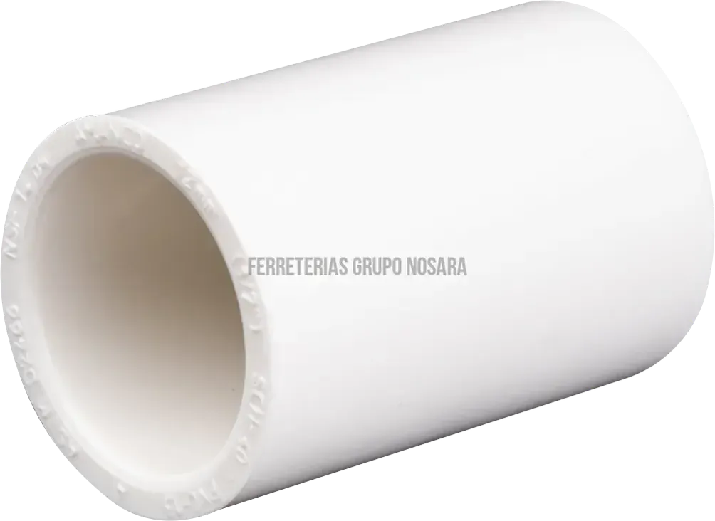 PVC UNION P/CANOA LISA BLANCA AMANCO-