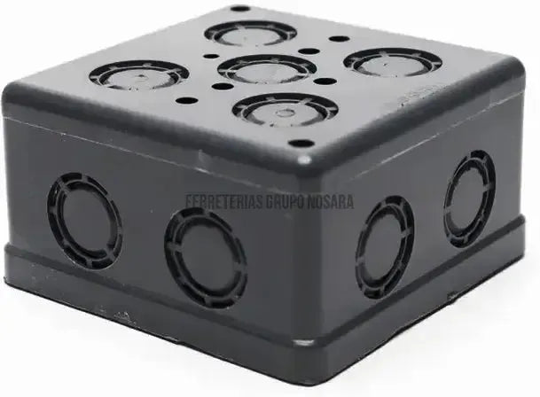 Caja cuadrada plastica PVC 12 mm (1/2 - 3/4)-