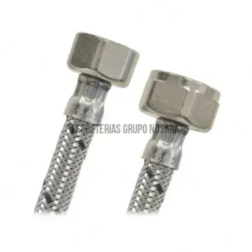 Tubo de abasto de acero para sanitario 1/2 x 7/8 FIP 50 cm AS-A50 / Coflex-