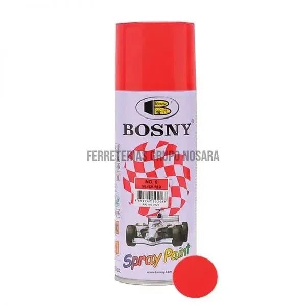 BOSNY SPRAY ROJO PLATA SB-6-