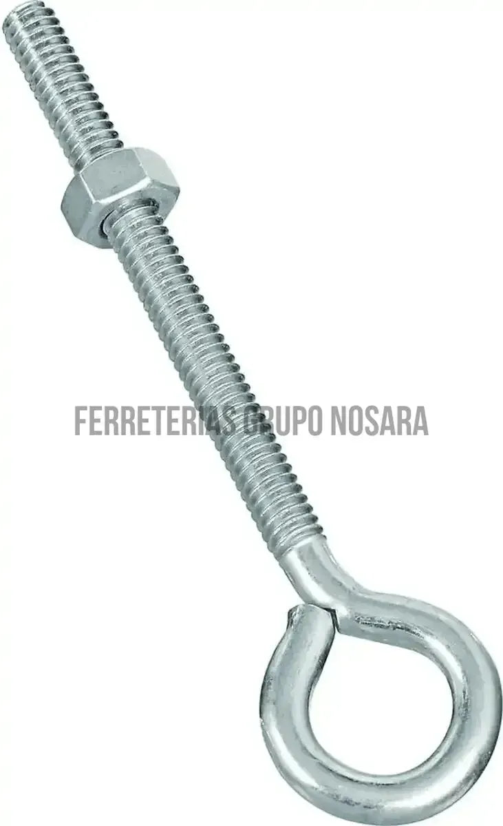 National Hardware N221-127 Perno de ojo con tuerca 1/4 por 4 pulgadas-