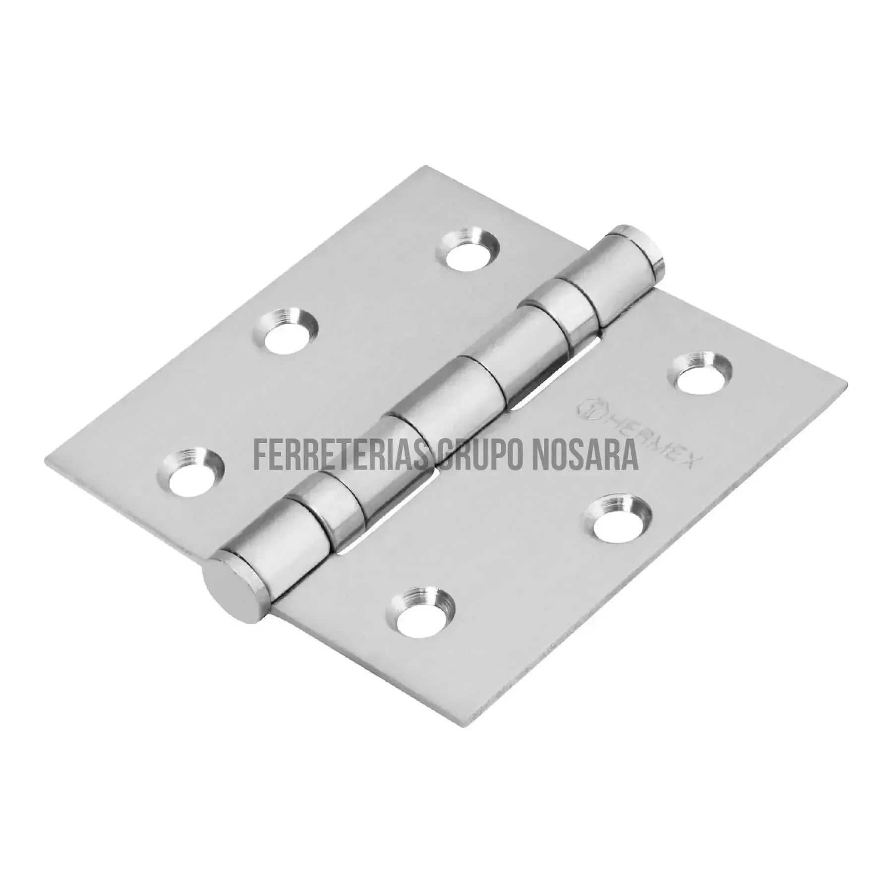 Bisagra cuadrada 3' acero inoxidable, plana, Hermex / 43227-