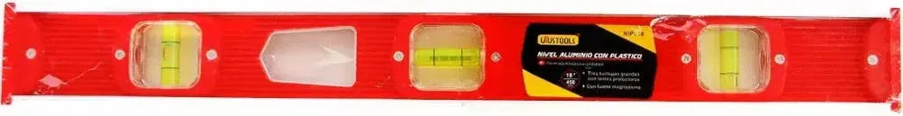 NIVEL ALUMINIO CON PLASTICO 18″-