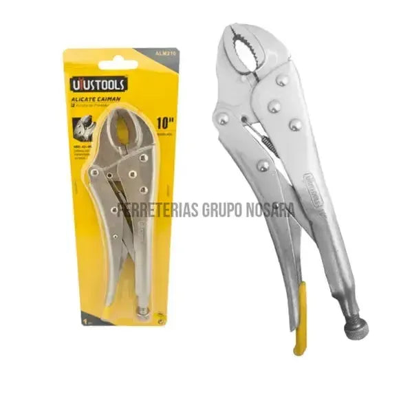ALICATE PRESION 10 CAIMAN BOCA CURVA ALM210 UYUSTOOLS-