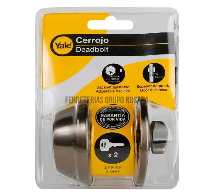 YALE CERROJO KENT LLAVE/LLAVE 8102-US11-
