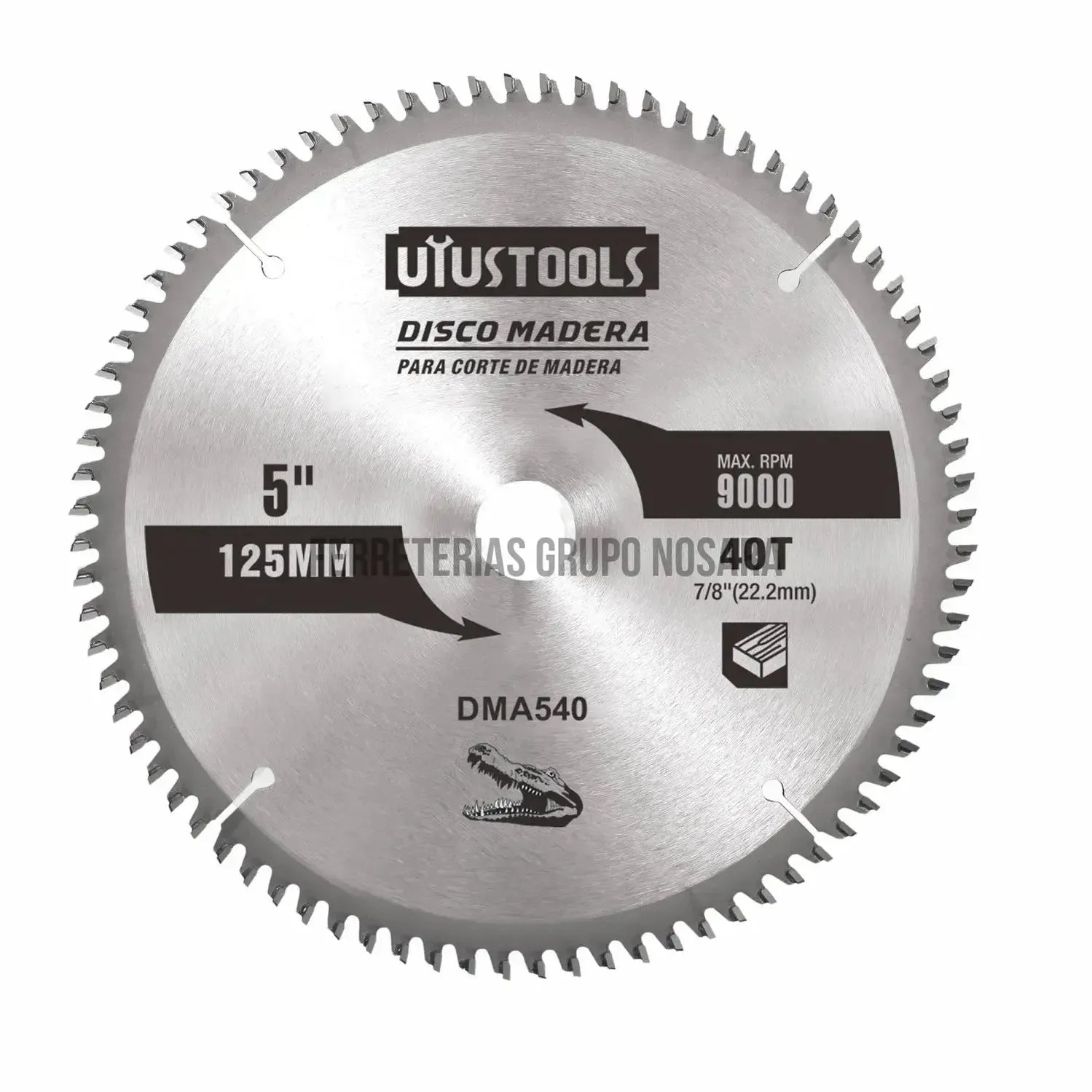 DISCO SIERRA 5″ MADERA X 40 DTES UYUSTOOLS-