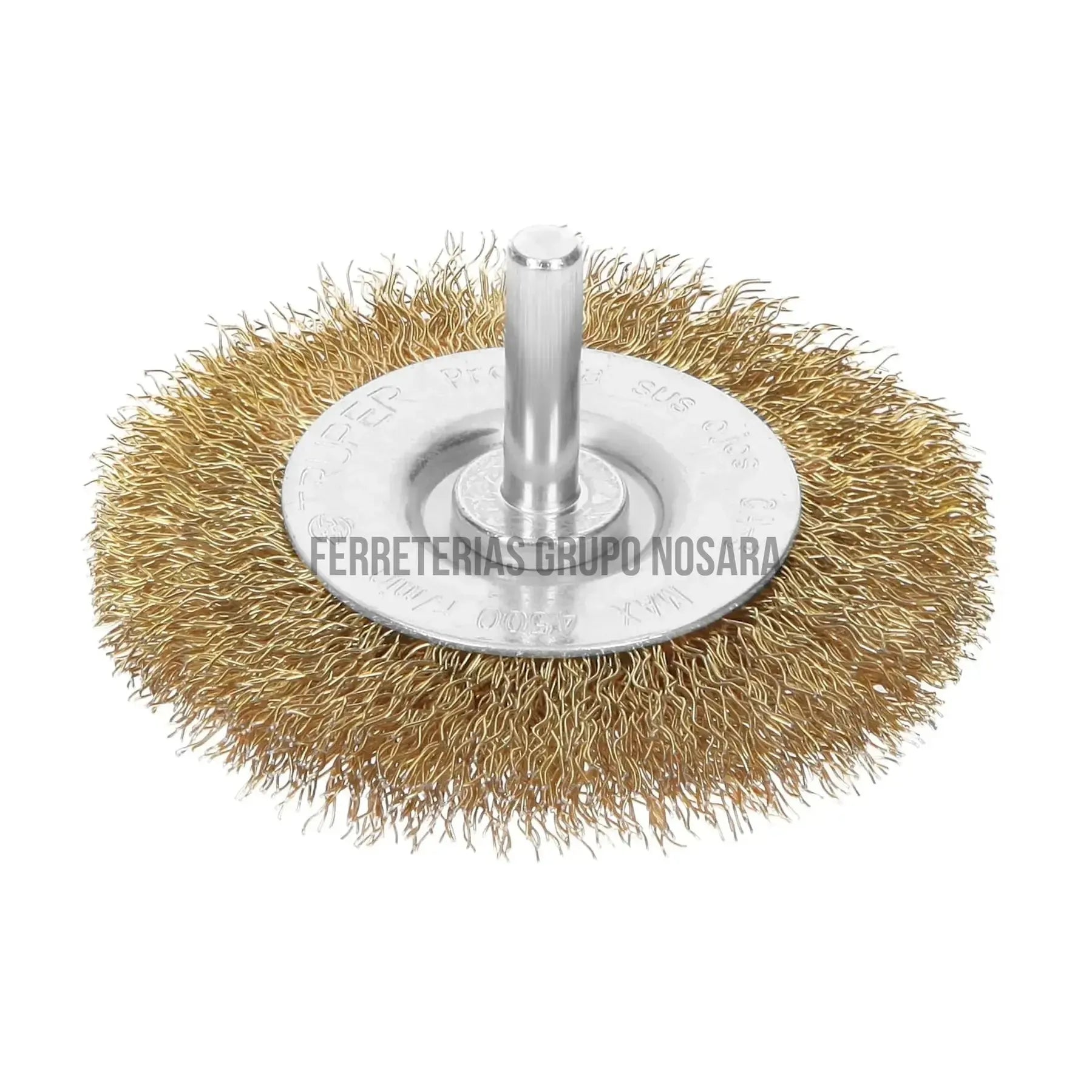 Carda circular 3" alambre grueso para taladro, Truper / 11570-