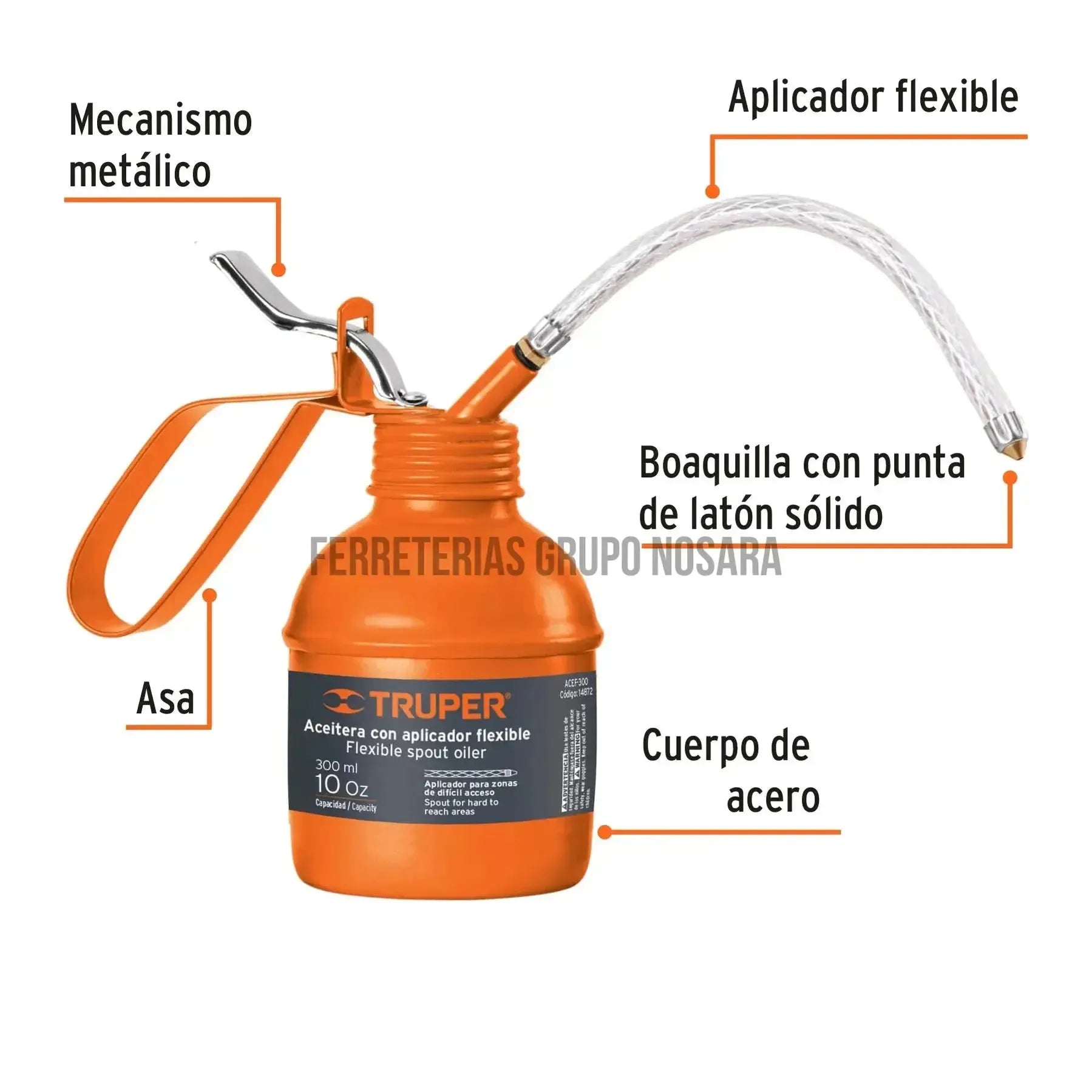TRUPER ACEITERA ACEF-300ML A-5 14872-