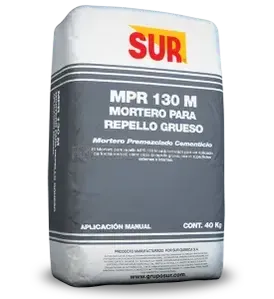 Mortero para repello grueso MPR130 M saco 40 kg Sur 39130720K40 (GRIS)-
