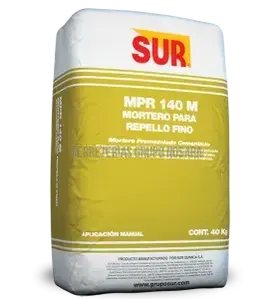 Mortero para repello fino MPR140 M saco 40 kg Sur 39140720K40 (GRIS)-