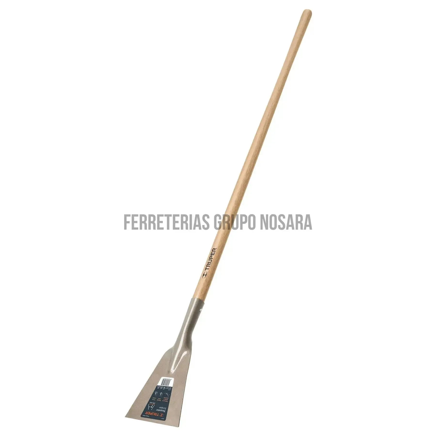 Raspador 7" con mango largo de 54", Truper / 18652-