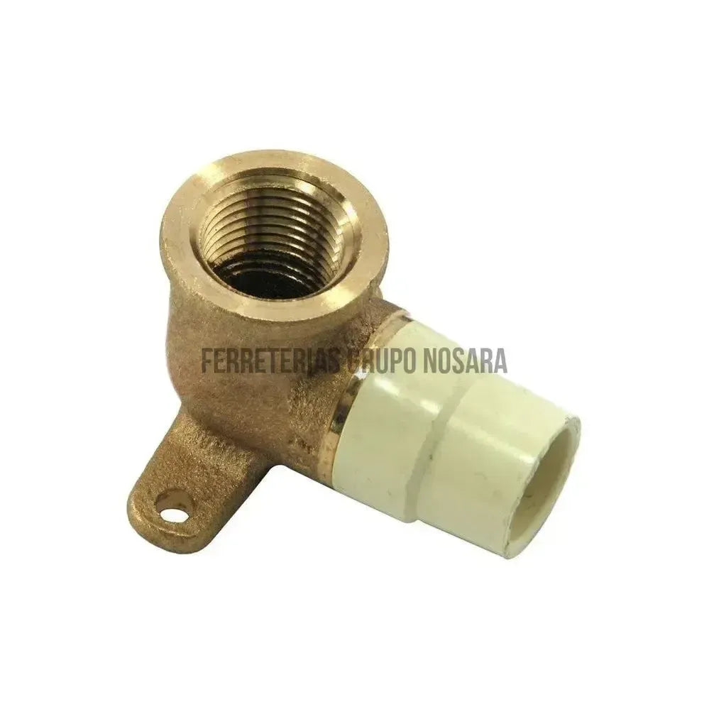 CPVC CODO 90º 1/2"" C/INSERTO METALICO-