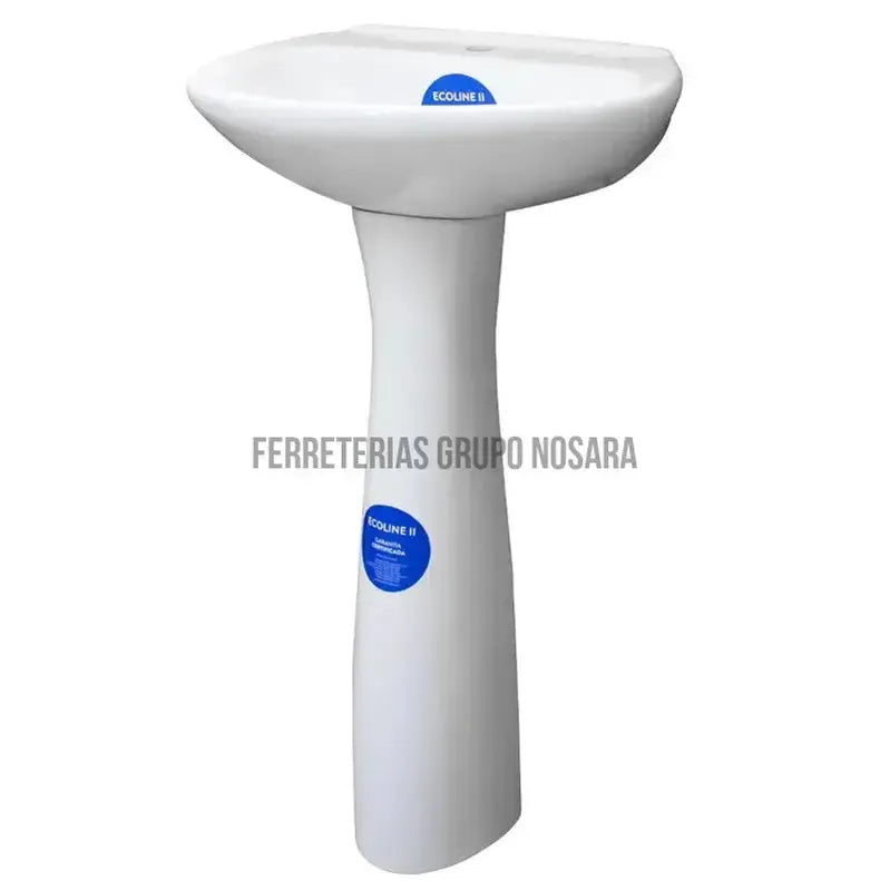 LAVATORIO ECOLINE BLANCO C/PEDESTAL-