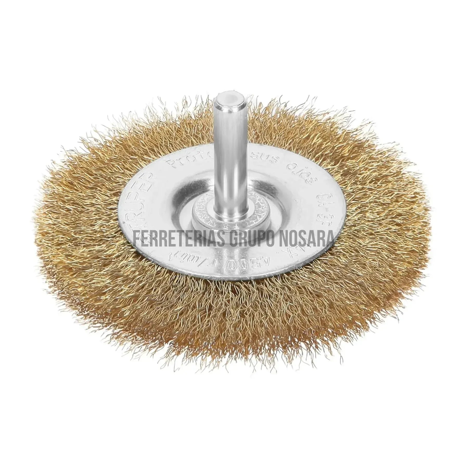 Carda circular 3" alambre fino para taladro, Truper 11575-