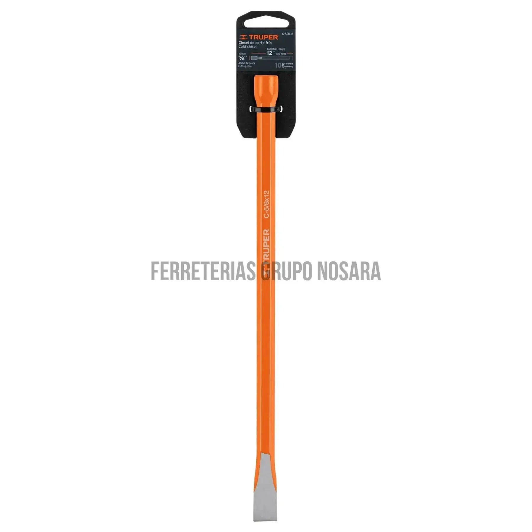 Cincel de corte frío de 5/8 X 12 TRUPER / 12136-