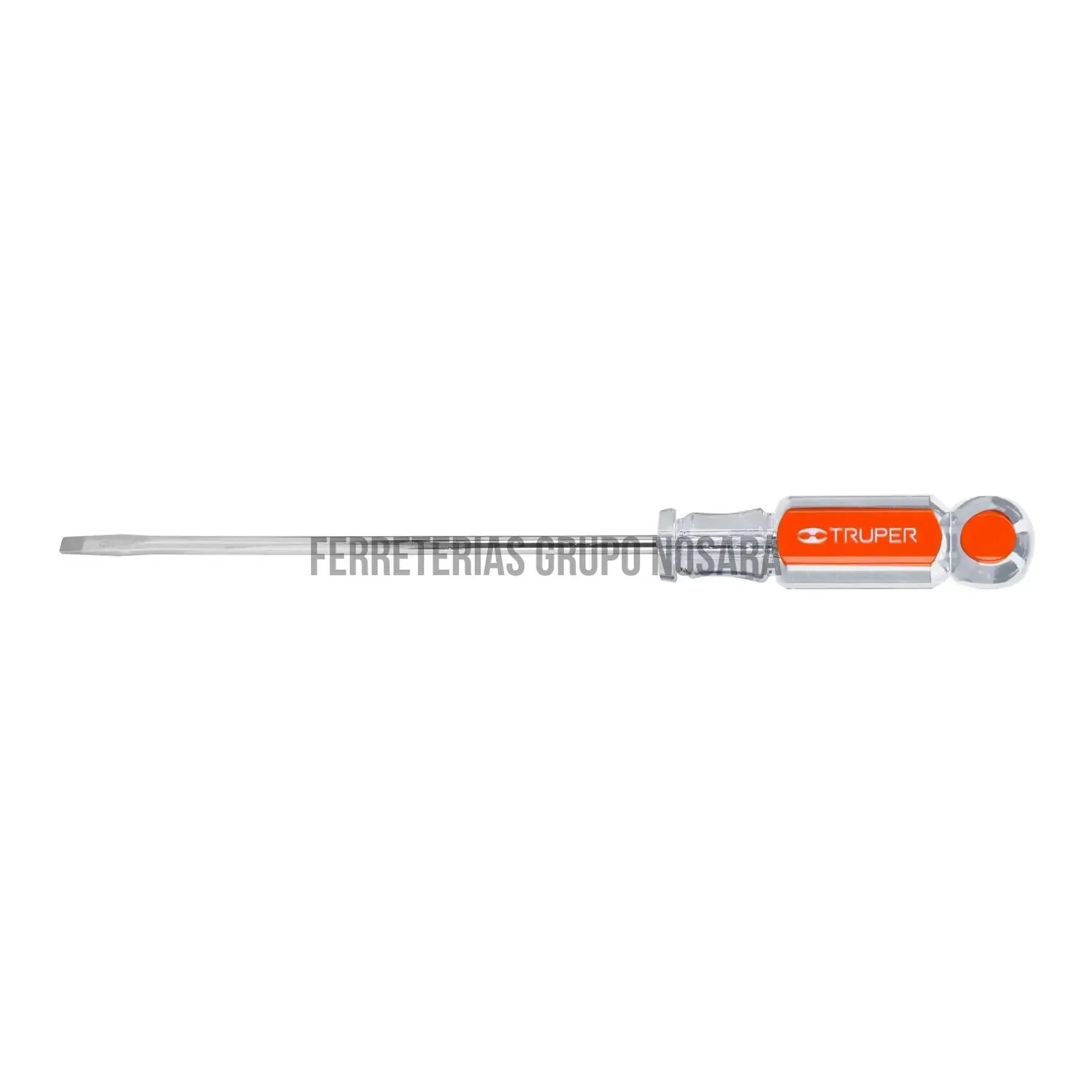 Desarmador cabinet 3/16" x 6" mango de acetato, Truper / 14038-