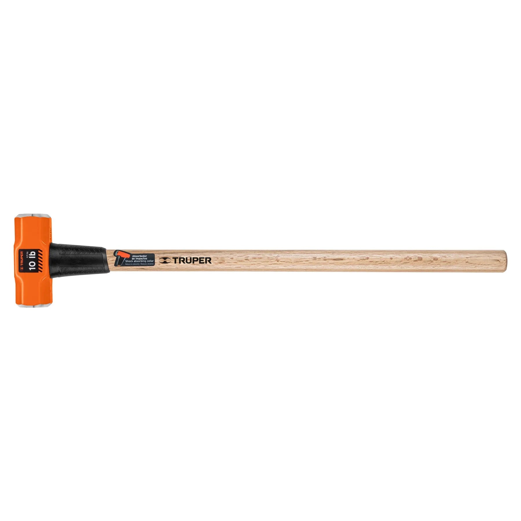 Marro/Maza octagonal 10 lb, mango de madera 36", Truper / 16512