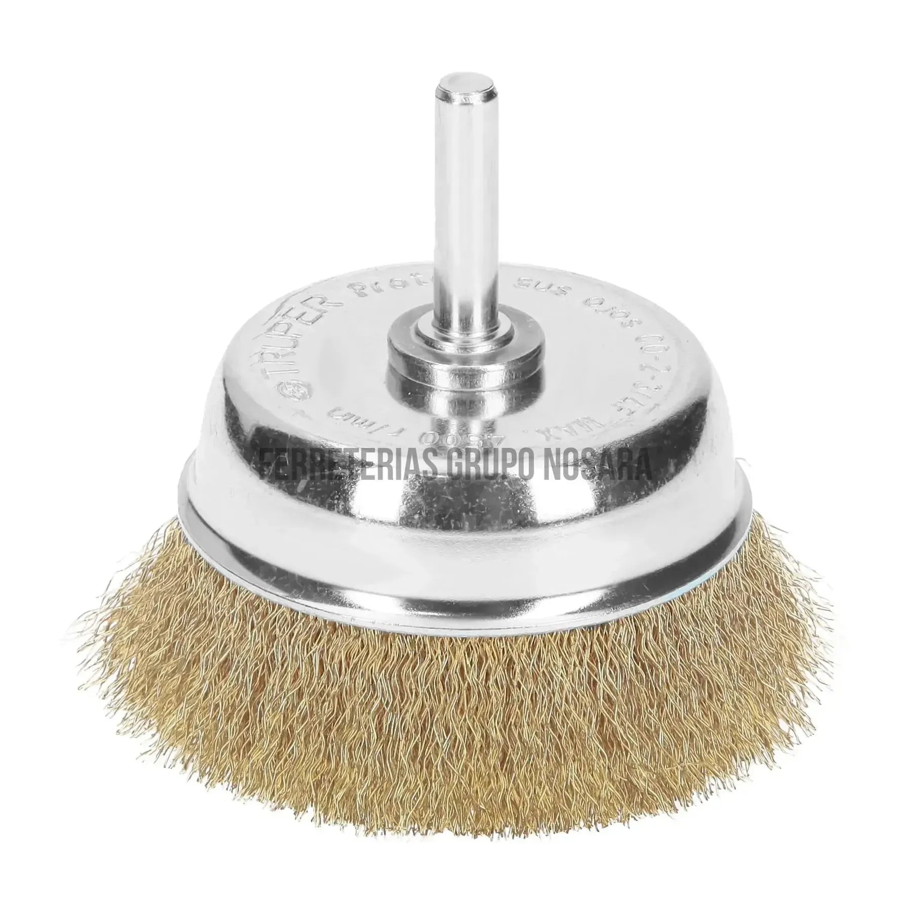 Carda de copa 2-3/4" alambre fino para taladro TRUPER / 11592-