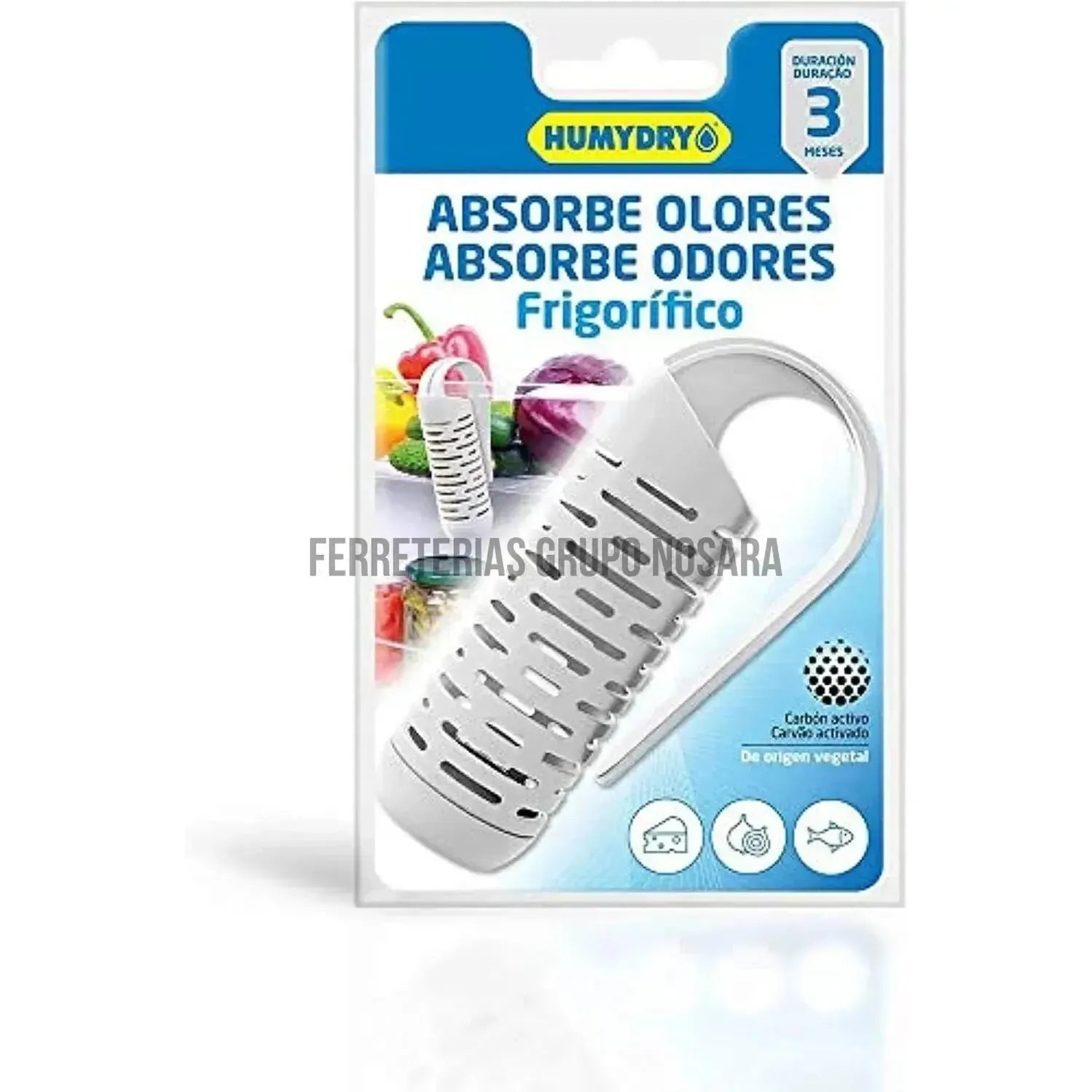 ABSORBE OLOR PLASTICO CLIP 15G FRESH Z34104 PARA REFRIGERADOR-
