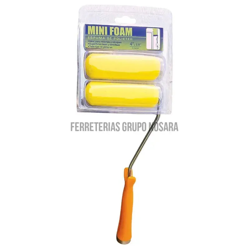 SET MINI RODILLO ESPUMA 4" 3PCS MRF-24-