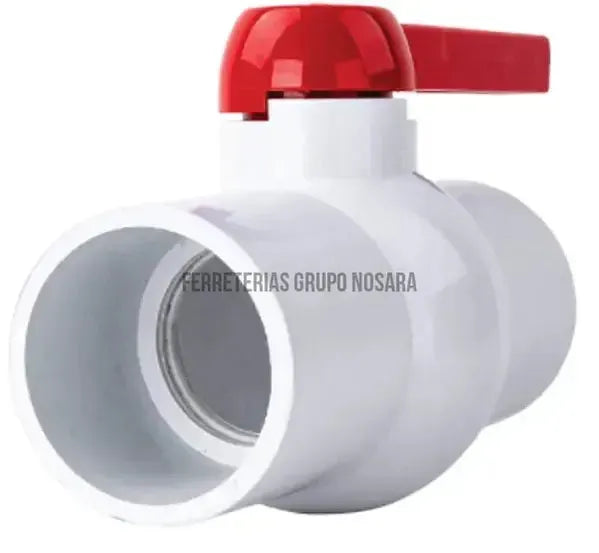 PVC LLAVE PASO BOLA LISA 75MM 3" DURM-