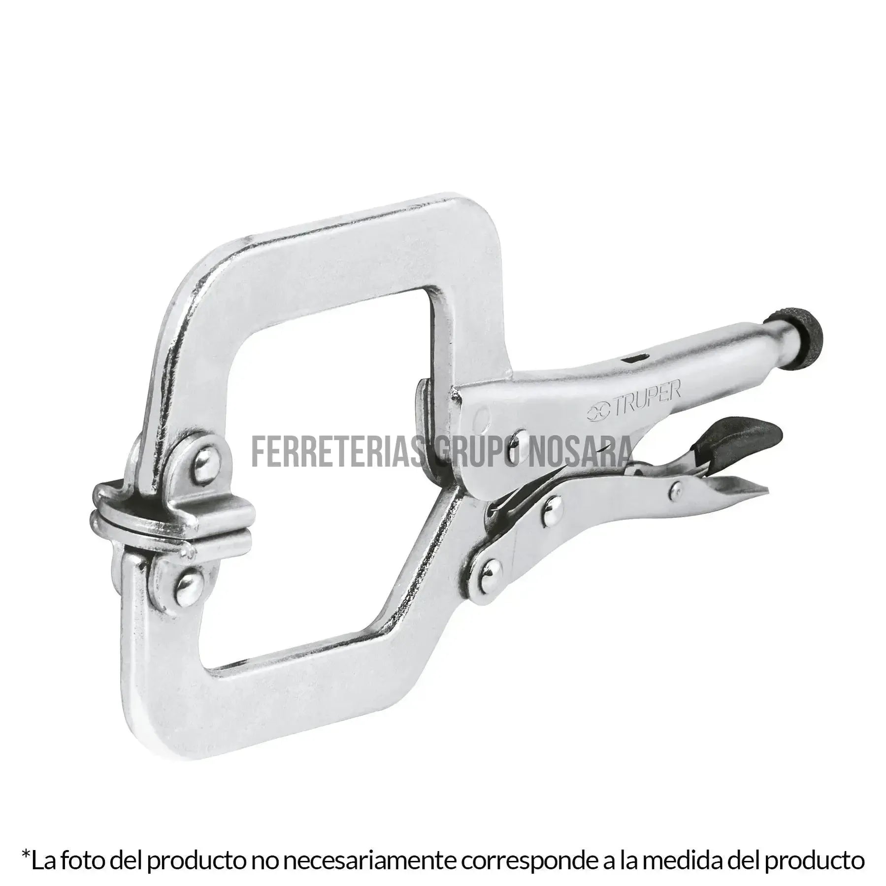 Pinza de presión 11' tipo 'C' con mordaza autoajustable / 17427-