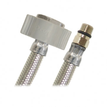 Tubo de abasto acero para lavabo 1/2” FIP x M10 40 cm Coflex / EAL-M40