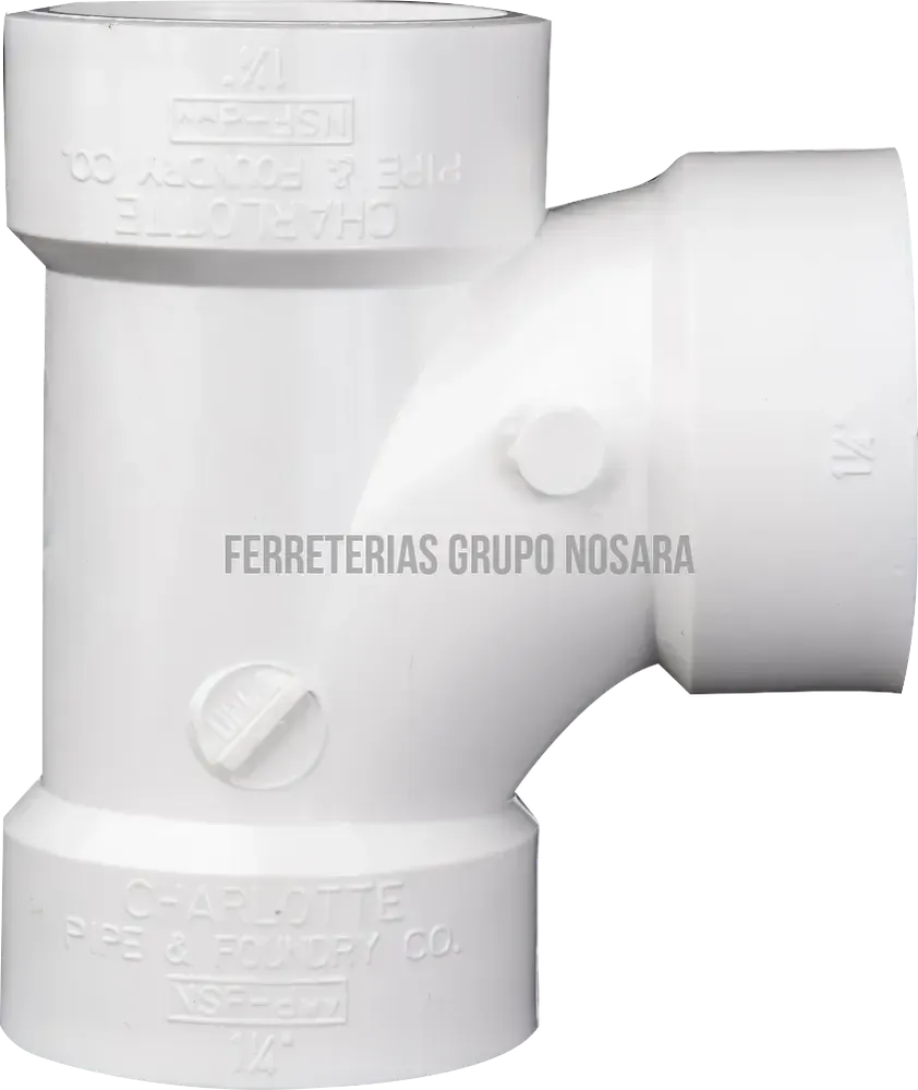 Amanco Tee sanitaria PVC SDR40 pared gruesa 100 mm (4")-