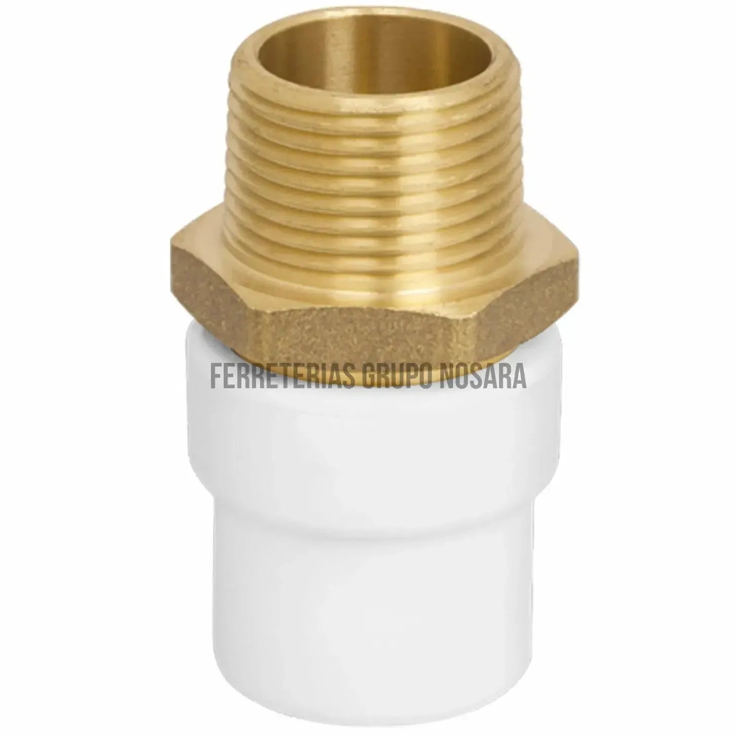 PVC ADAPTADOR MACHO 1-1/4" C/INSERTO MET-