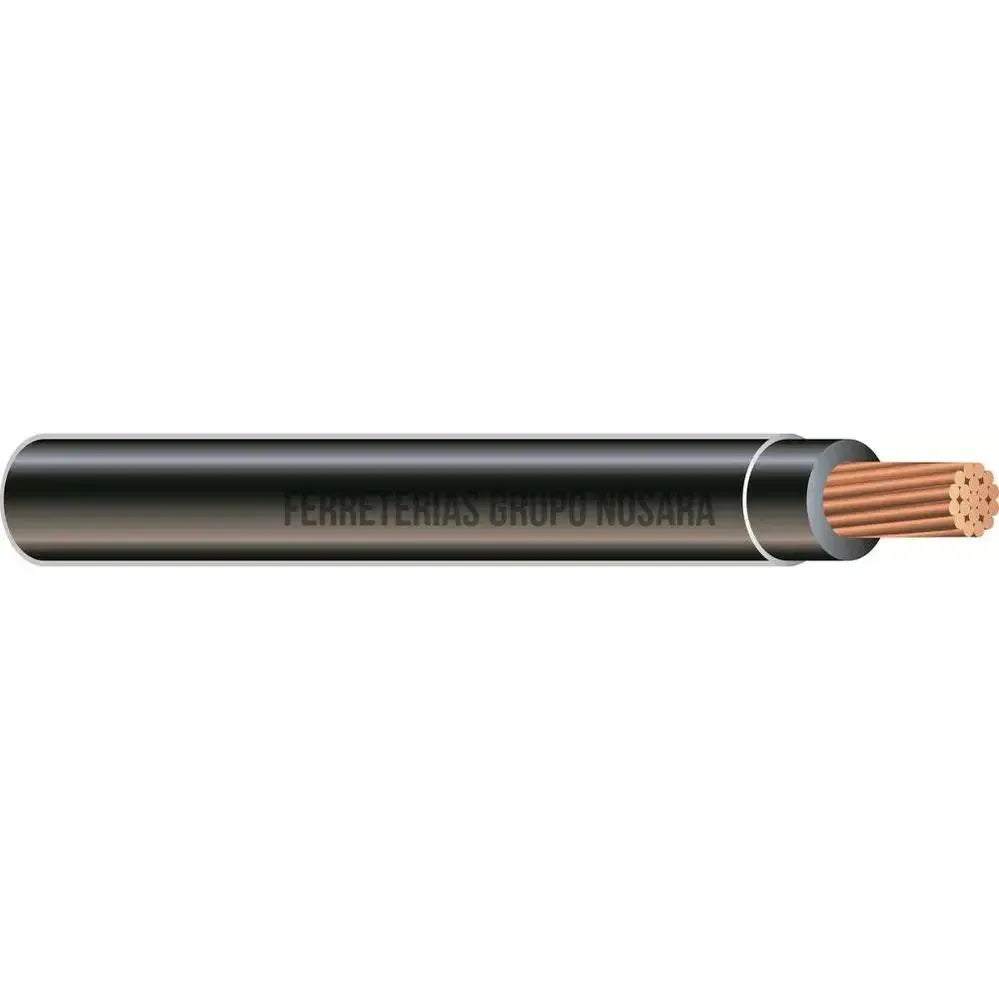 Conducen Cable THHN #12 negro metro-