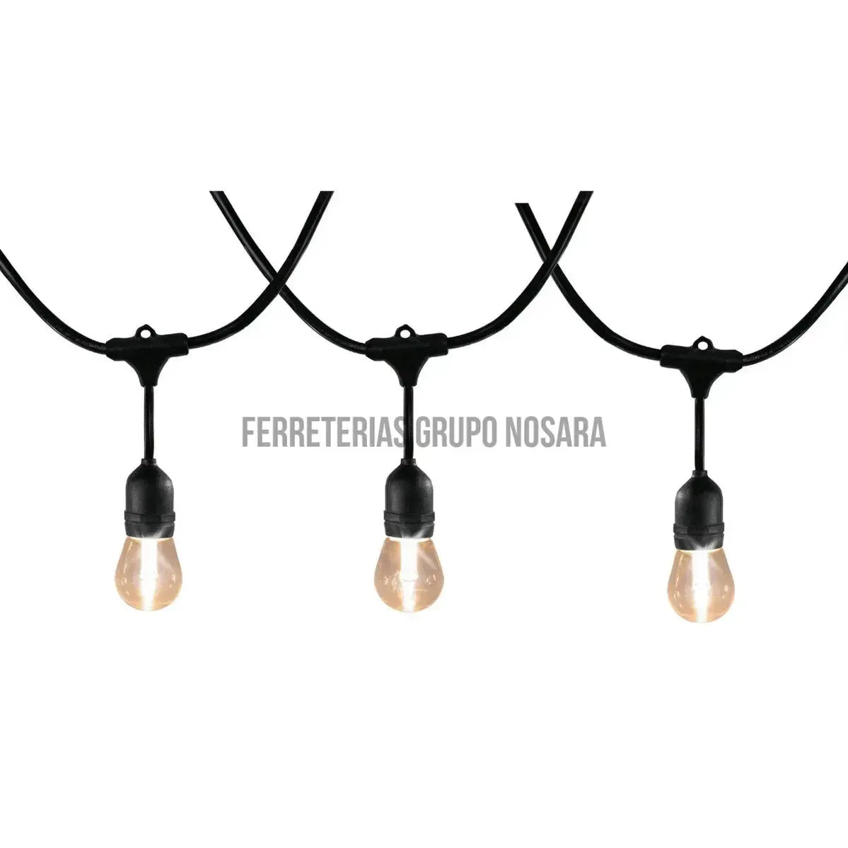 Serie de 12 luces LED para exterior 7.3 metros Volteck / SL-7L-