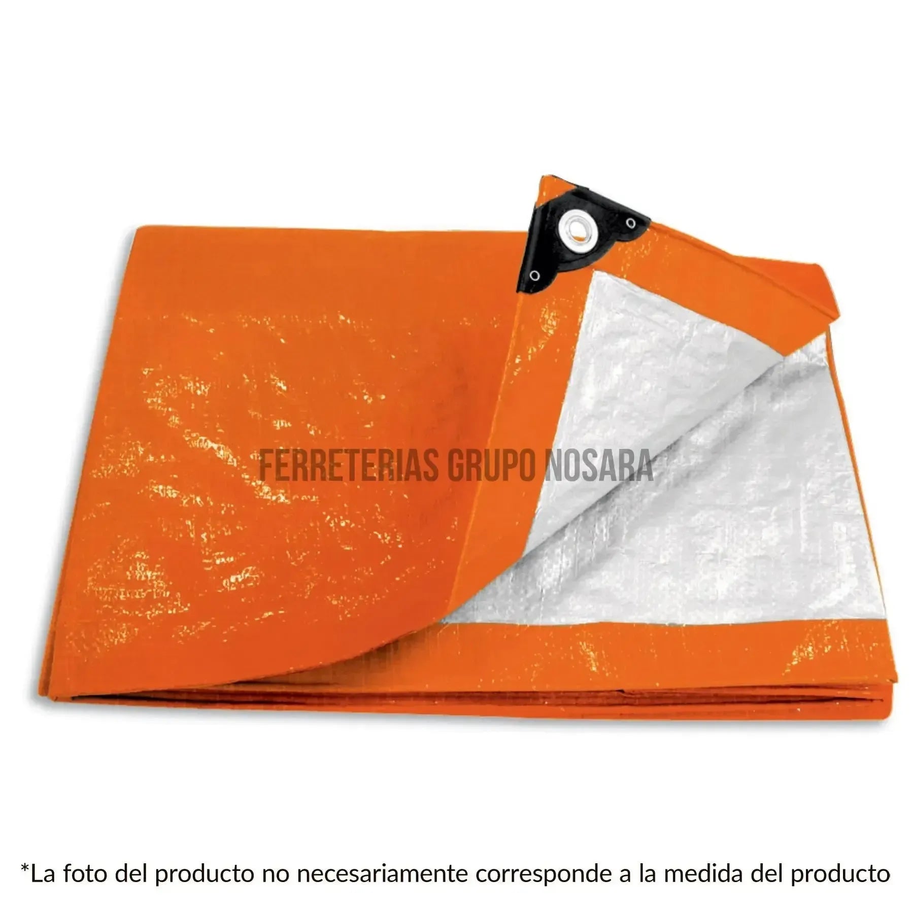 Lona 3 x 3 m, naranja, Pretul MTS LP-33N / 23756-