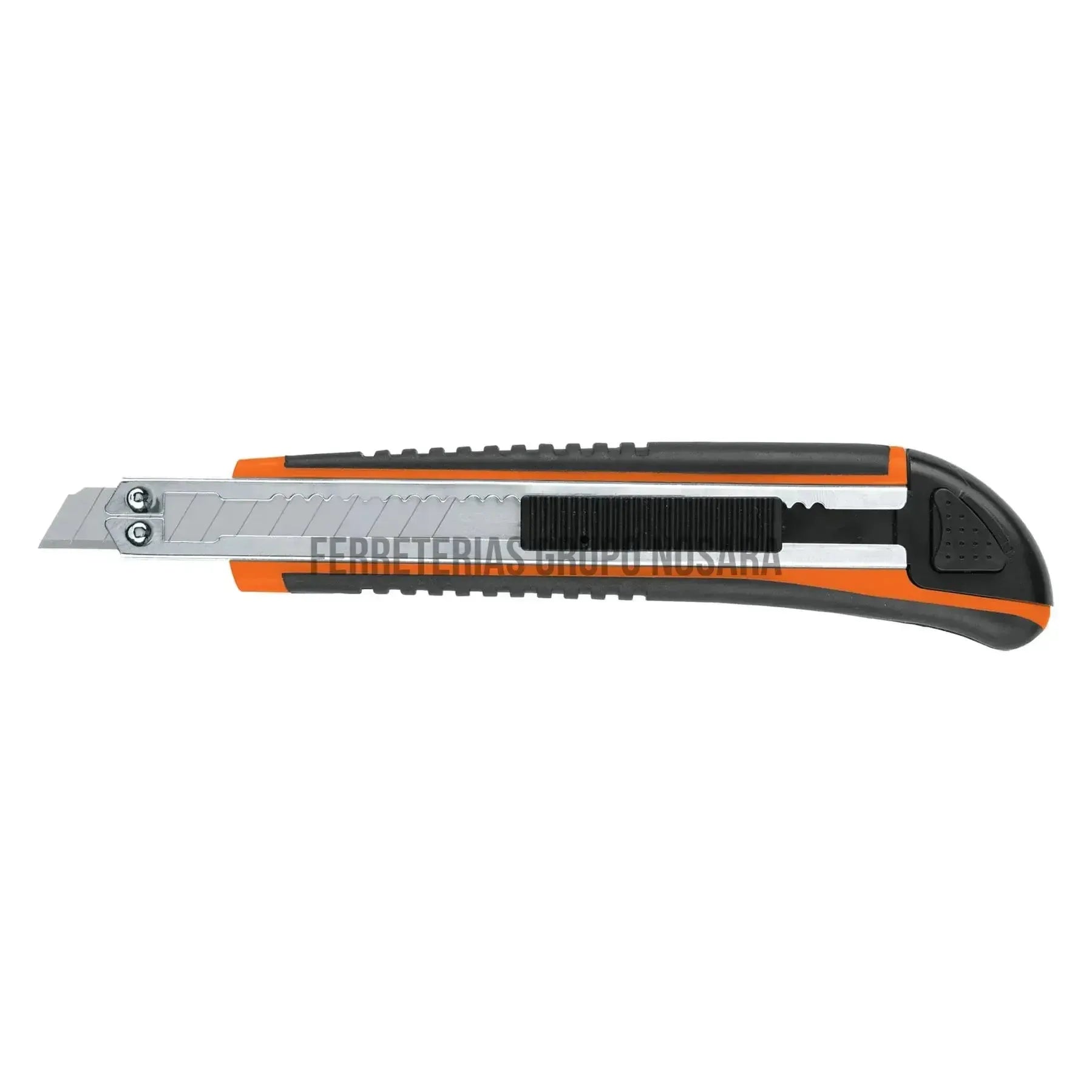 Cutter 9 mm profesional con alma metálica y grip, Truper / 16971-