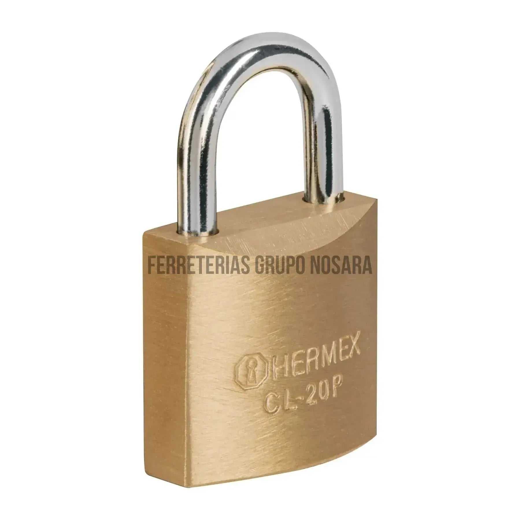 Blíster con 2 candados de latón de 20mm, Hermex / 23513-