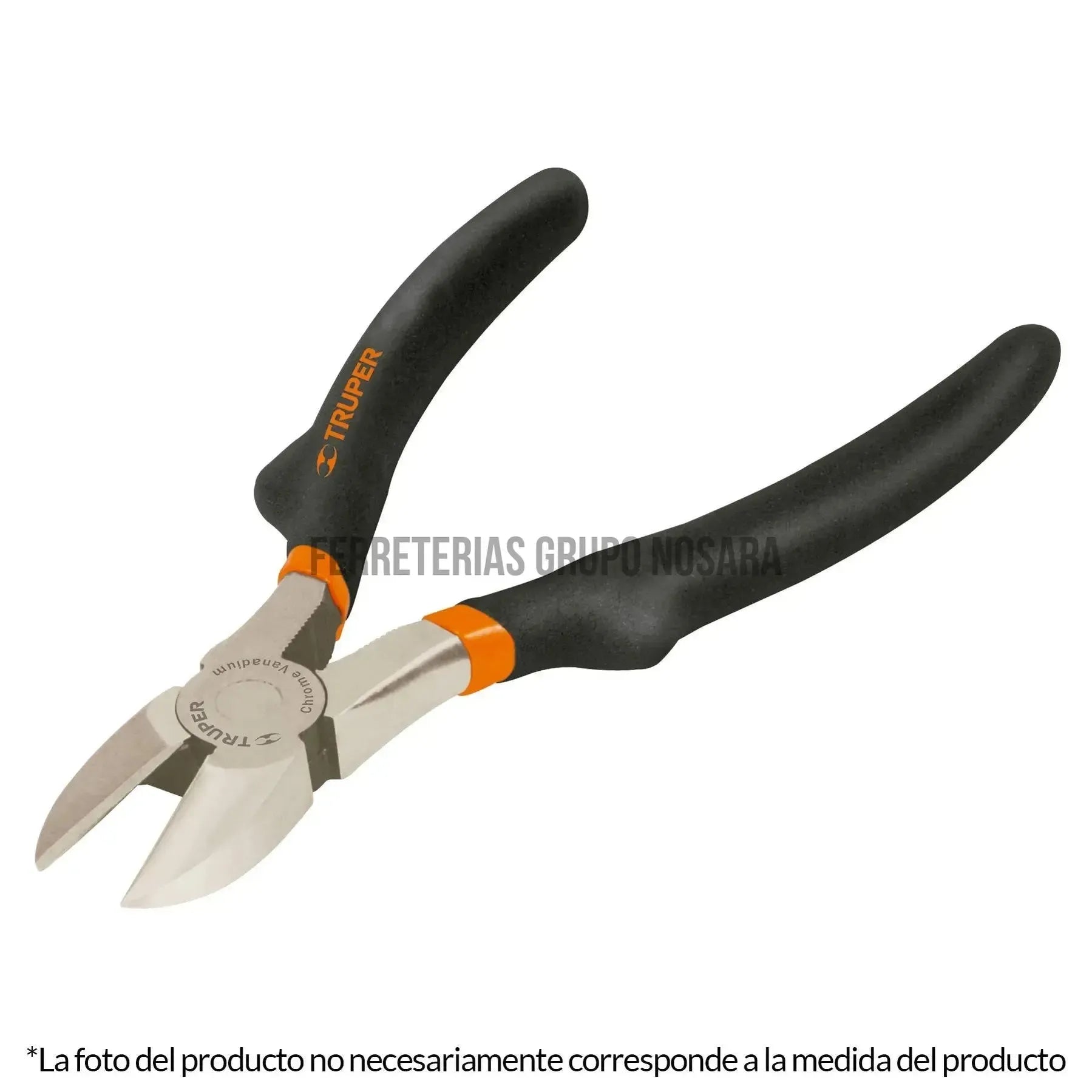 Pinza de corte diagonal 5' mango de PVC, Truper / 17311-