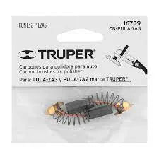 Bolsa con 2 carbones de repuesto para PULA-7A3, Truper / 16739