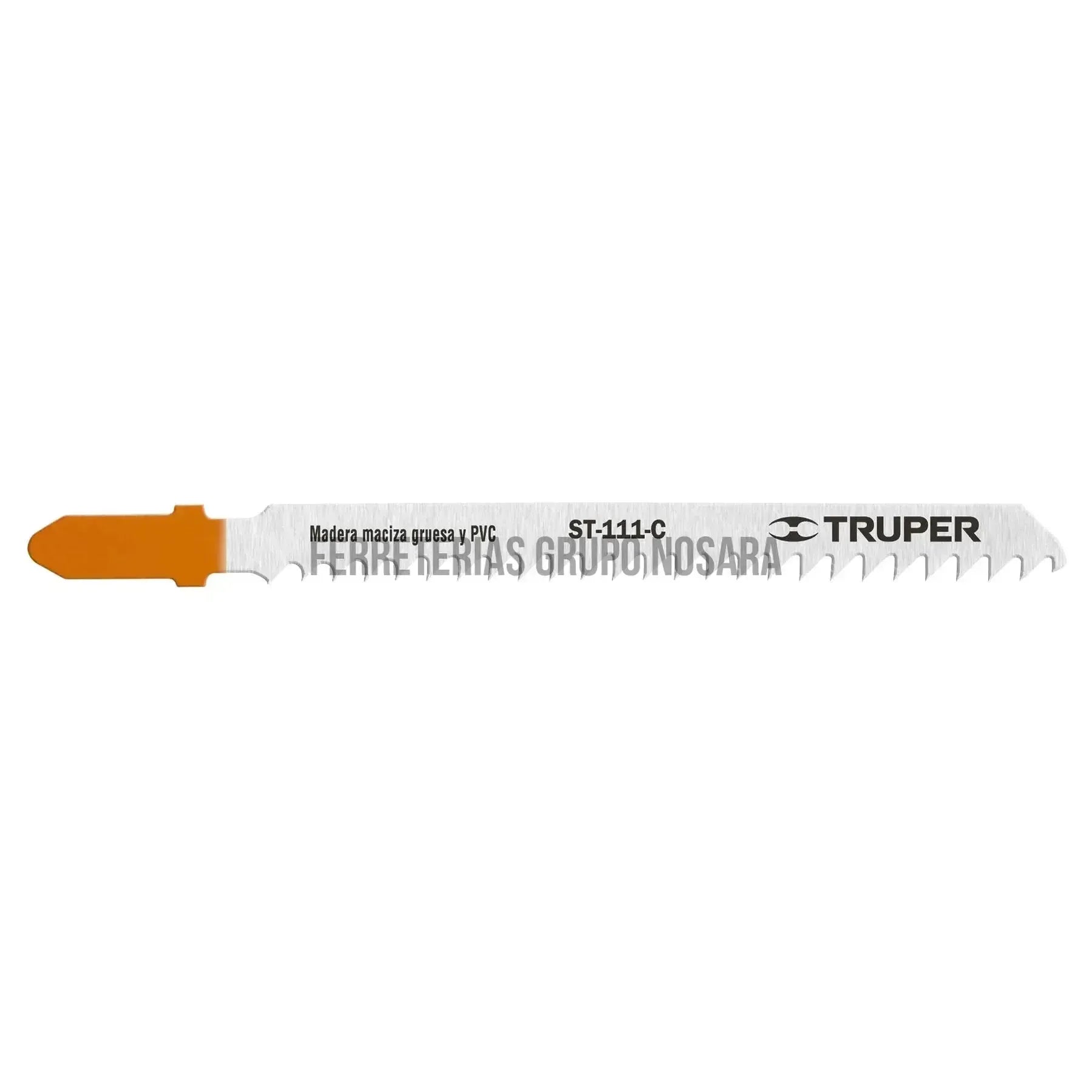 Blíster con 5 seguetas 8 DPP zanco "T" corte recto madera / 18127-