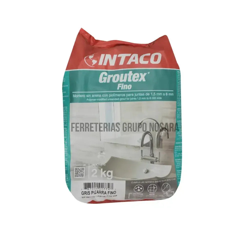 FRAGUA GROUTEX GRIS PIZARRA S/A 2KG-