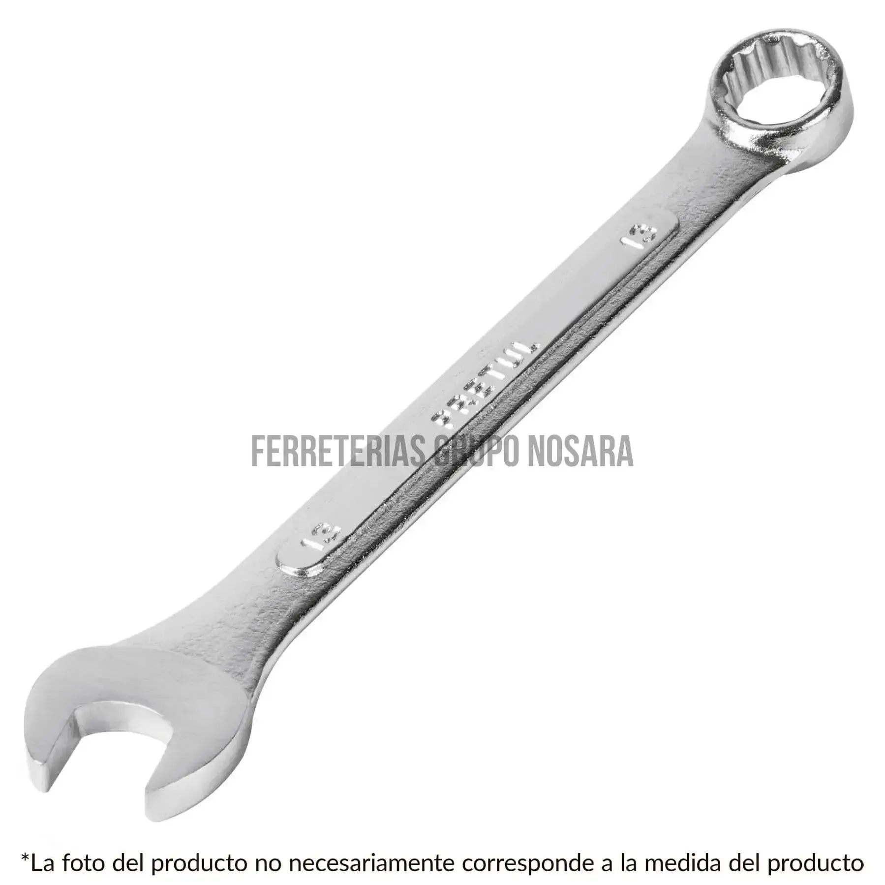 Llave combinada 12 mm x 160 mm de largo, Pretul / 21906-