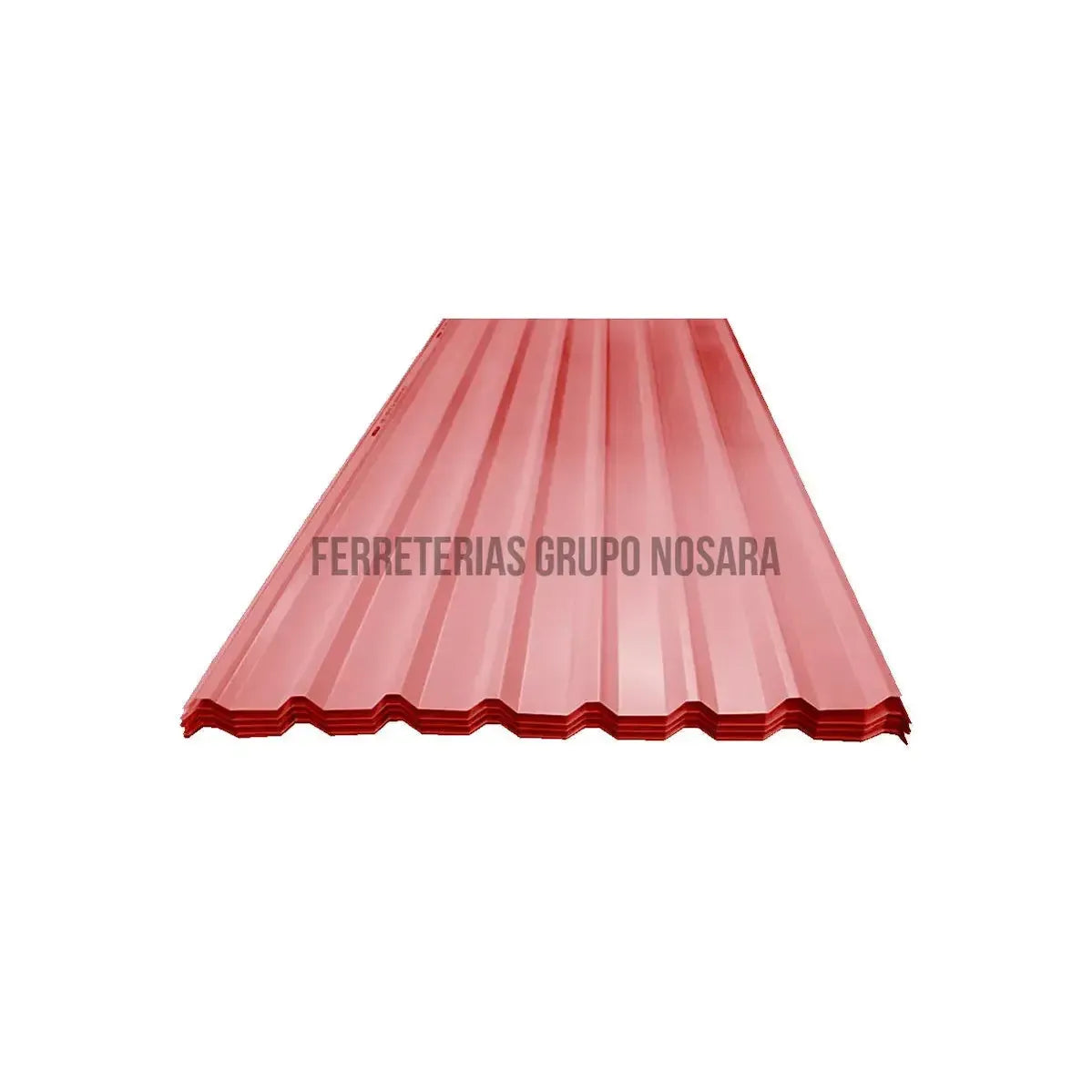 TECHO ESTR ROJO #28 107x366 0.35 ALUTECH-