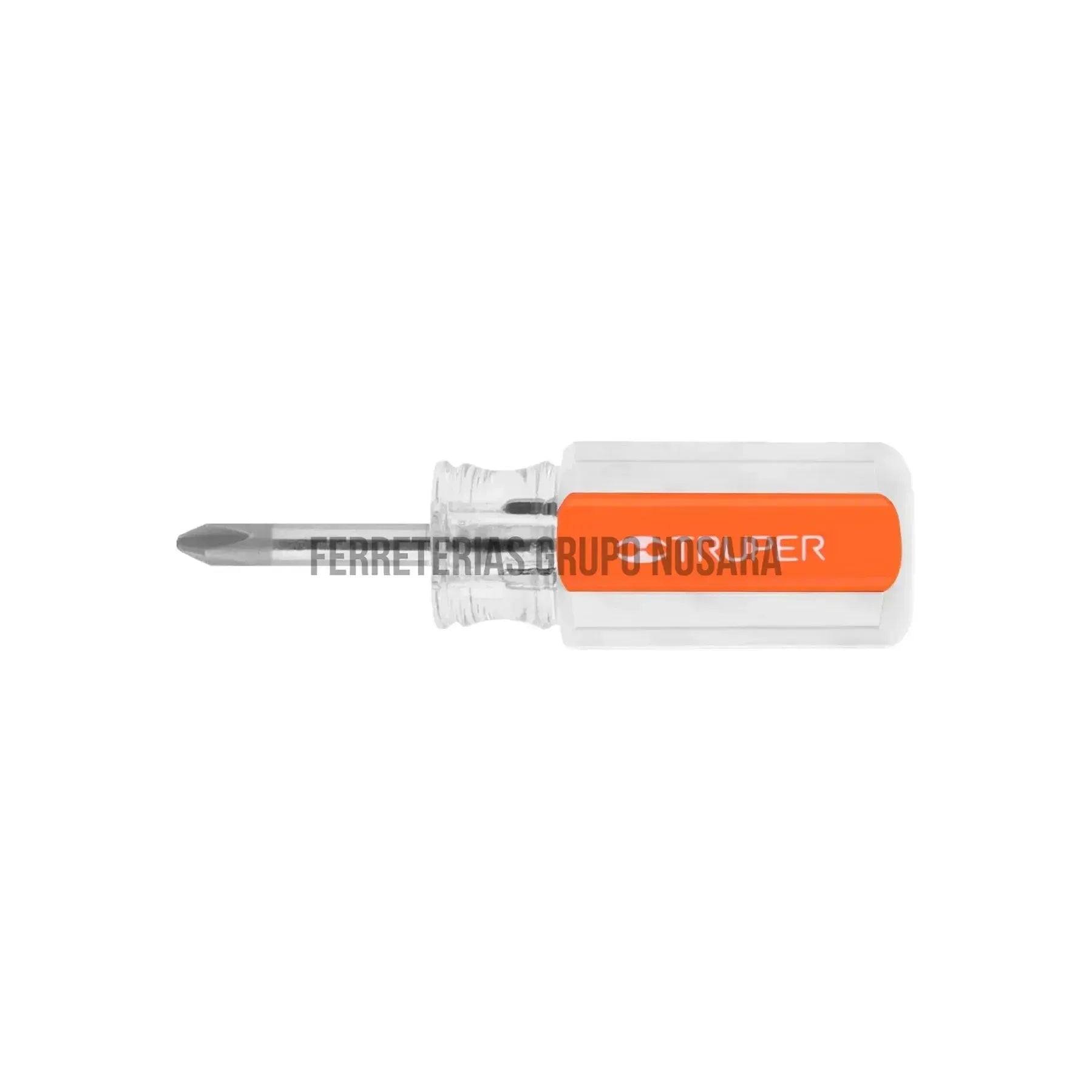 Desarmador de cruz 1/4" x 1-1/2" mango de acetato, Truper / 14071-