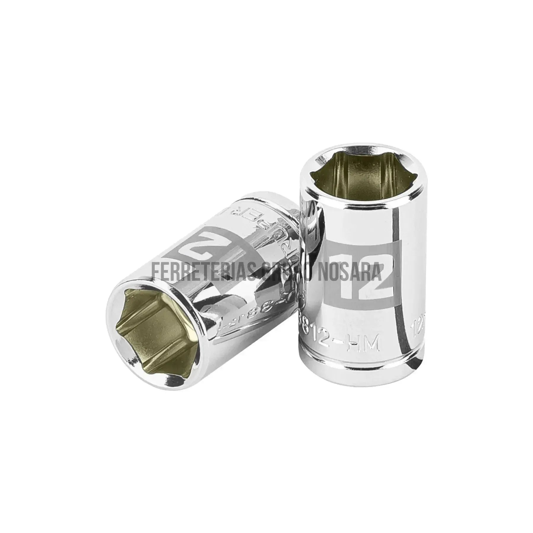 Dado de 12 mm, 6 puntas, cuadro 3/8", Truper / 13676-