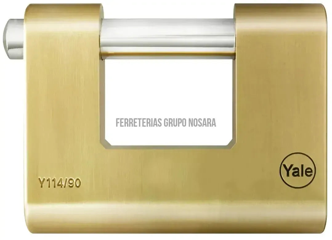 YALE CANDADO SEGURIDAD BRONCE P/CORTINA / Y114-90/127-