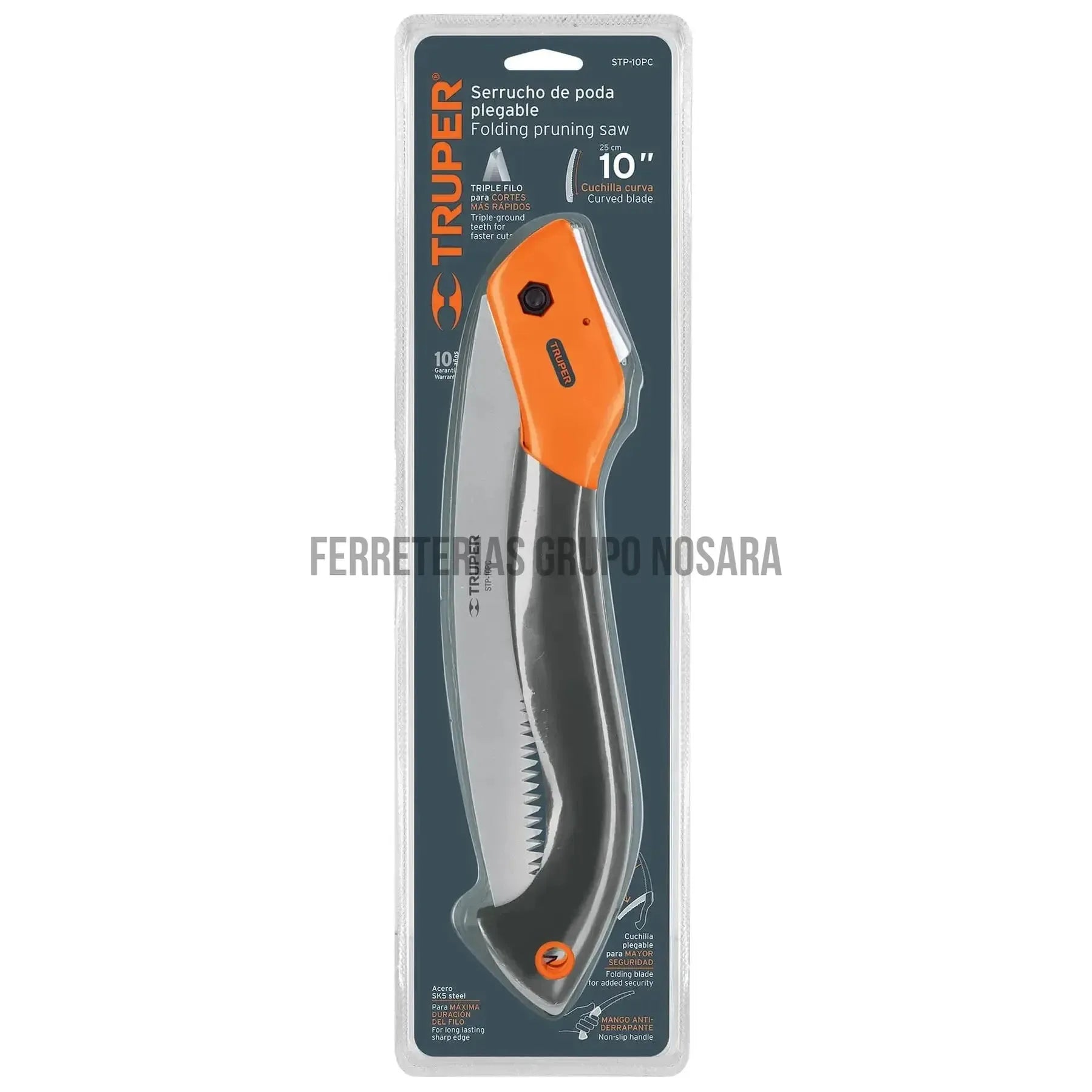 TRUPER SERRUCHO PODAR CURVO 10" 100198-