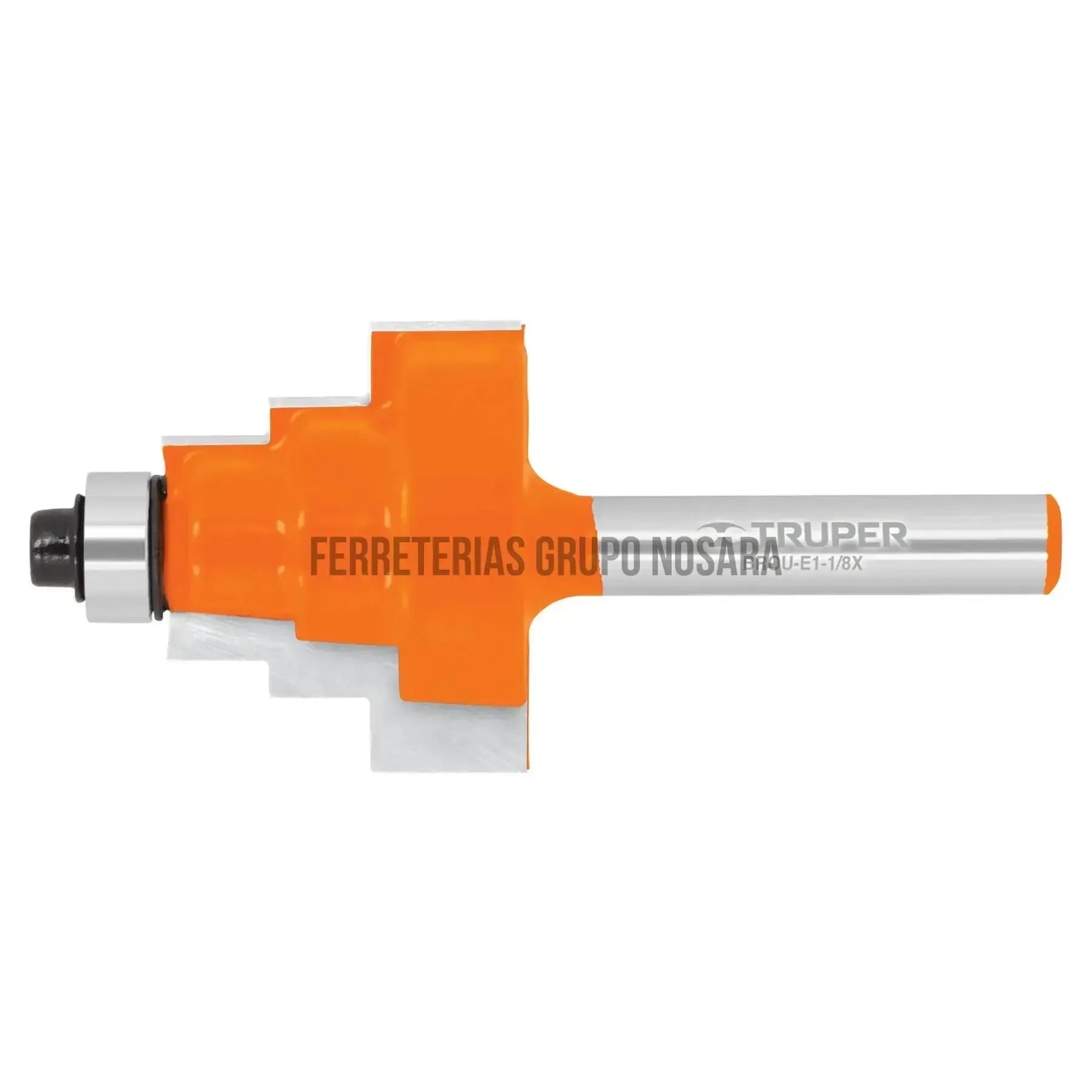 Broca para router, escalonada, 1-1/8", con balero, Truper / 10673-